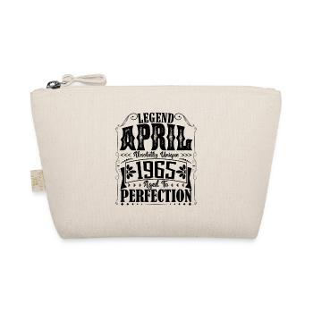 April 1965. Birthday April 1965. Gift 1965. - Organic Pouch - nature - Front