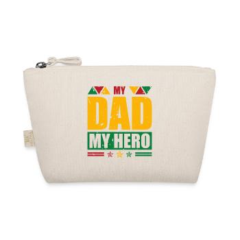 My Father My Hero Black History Month Melanin - Organic Pouch - nature - Front