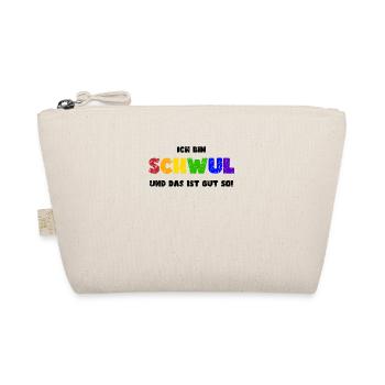 Proud LGBTQ. I'm gay! - Organic Pouch - nature - Front