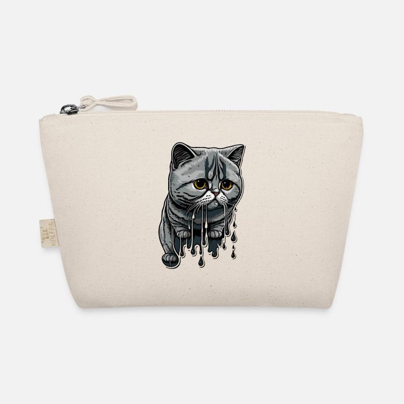 Gouttes colorées et chat mignon Trousse biologique