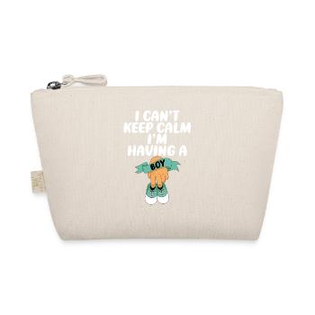 I Can't Keep Calm I'm Having Twins Mom Mother - Organic Pouch - nature - Front