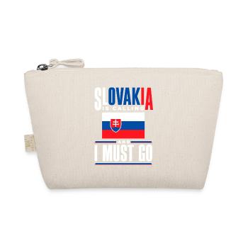 Slowakische Slowakei Slowakische Flagge Zitat - Bio-Täschchen - Natur - Vorne