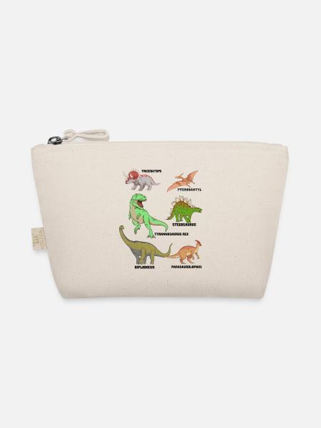 Dinosaurier Arten - Bio-Täschchen - Natur