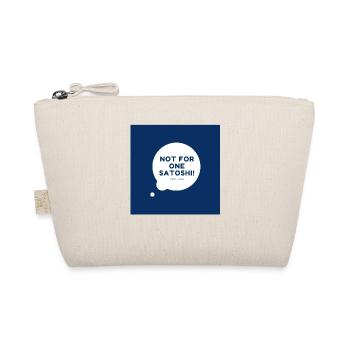 Pas pour un Satoshi bulle bleu - Trousse biologique - nature - Devant