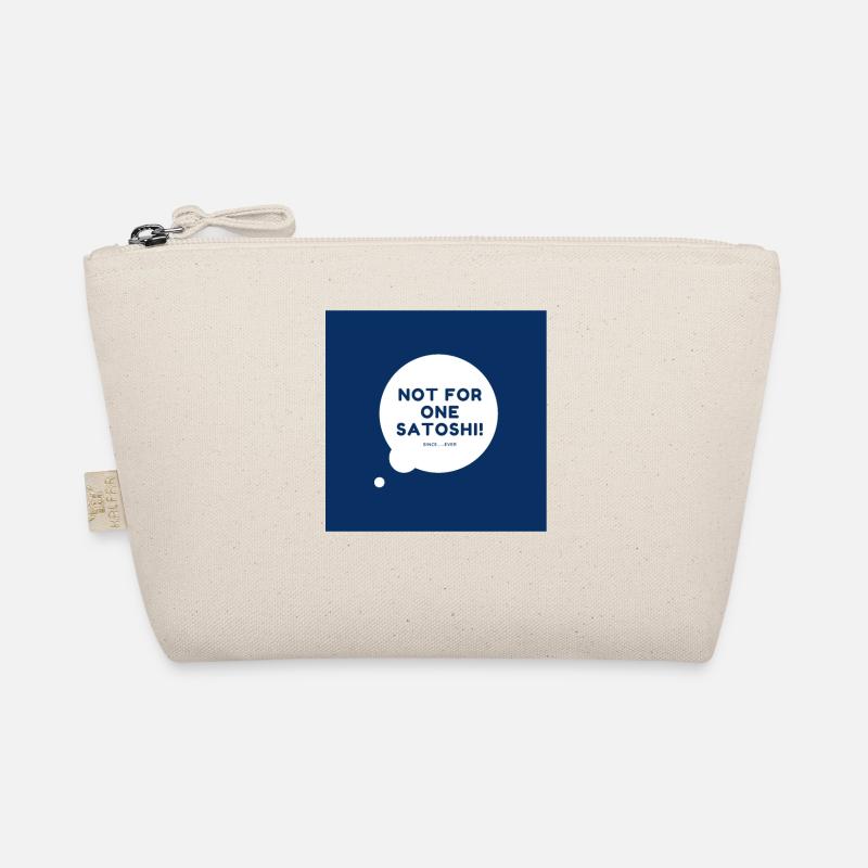 Not for one Satoshi bubble blue Bio-Täschchen