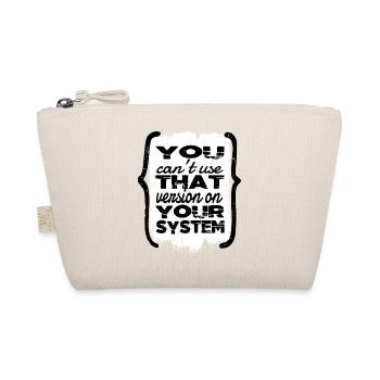 Geek Computer Humour Fullstack Developer Cool - Organic Pouch - nature - Front