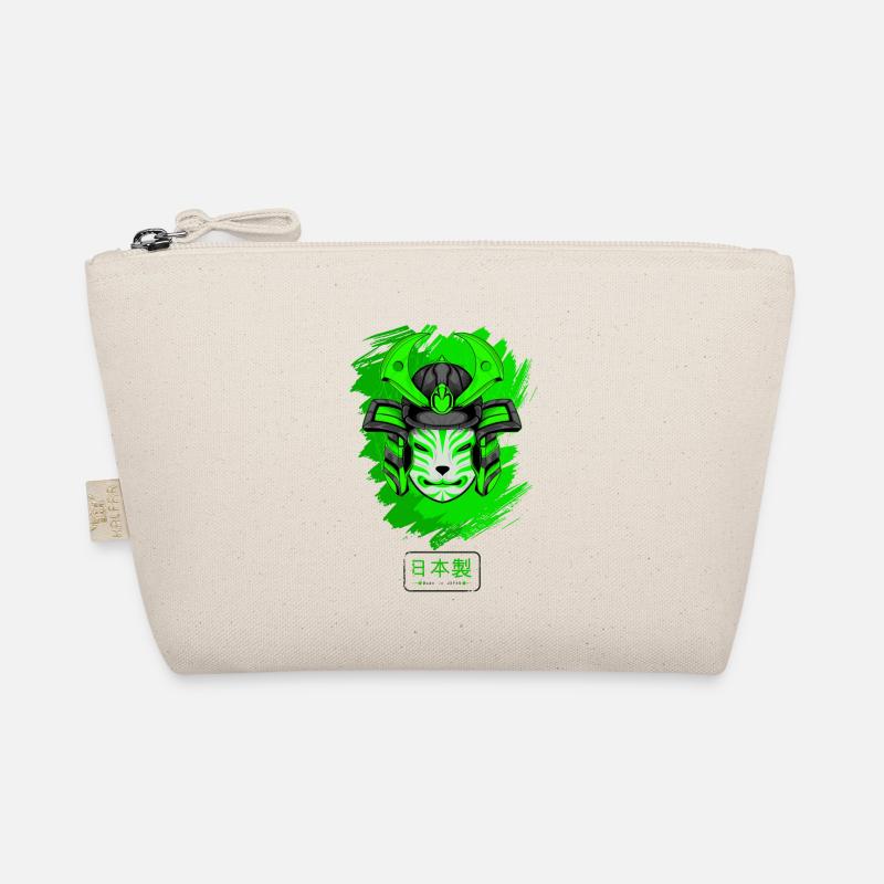 Kitsun Vaporwave Japanese Kami Vaporwave Kitsune Organic Pouch
