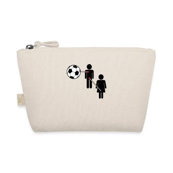Soccer Football Soccer Player - Organic Pouch - nature - Front