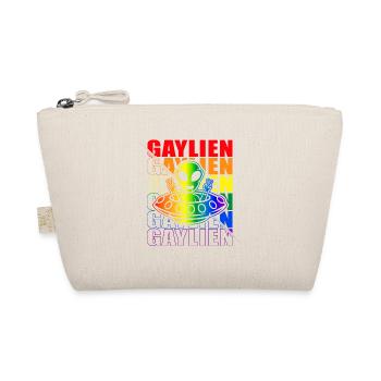 Gender Lesben, Schwule, Trans, Queer Regenbogen - Bio-Täschchen - Natur - Vorne