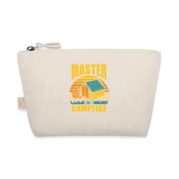 Cool master of campfire Camping Outdoor - Organic Pouch - nature - Front