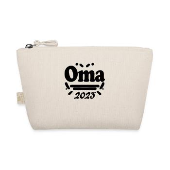 Oma 2023 - Werdende Oma 2023 - Bio-Täschchen - Natur - Vorne