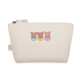 cochons doux à Pâques avec œufs de Pâques porc - Trousse biologique - nature - Devant