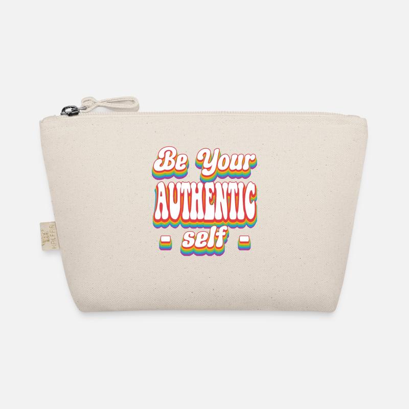 Be Your Authentic Self - Pride Rainbow LGBTQ+ Organic Pouch
