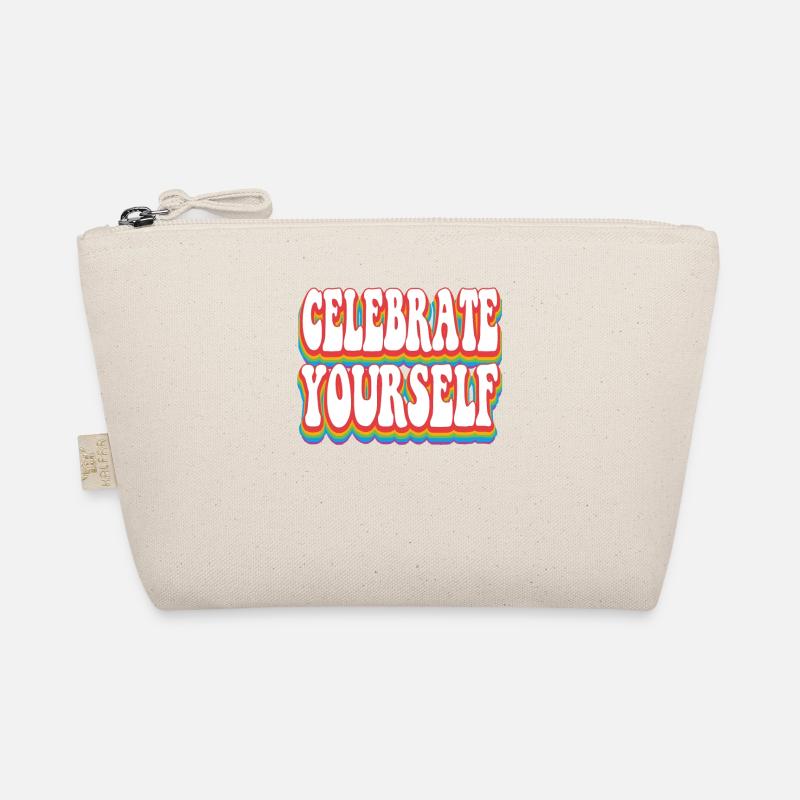 Celebrate Yourself - Pride Rainbow LGBTQ+ Organic Pouch