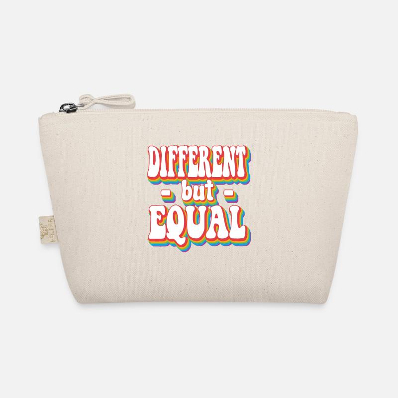Différent mais égal - Pride Rainbow LGBTQ+ Trousse biologique