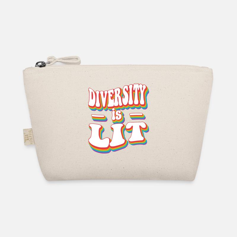 Diversity is Lit - Pride Rainbow LGBTQ+ Organic Pouch