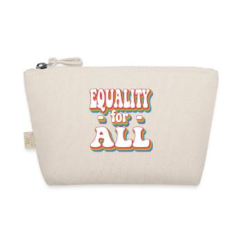 Equality for All - Pride Rainbow LGBTQ+ - Organic Pouch - nature - Front