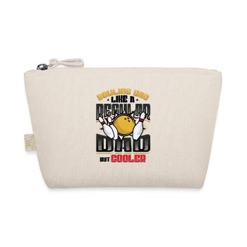 Papa bowling, comme un papa normal, mais plus cool - Trousse biologique - nature - Devant