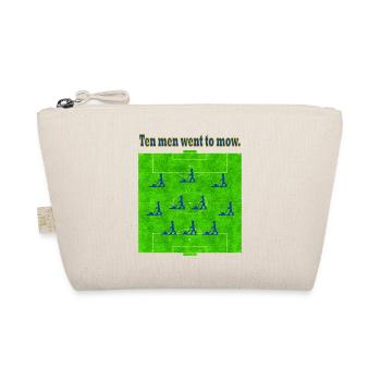 Ten Men Went To Mow - Organic Pouch - nature - Front