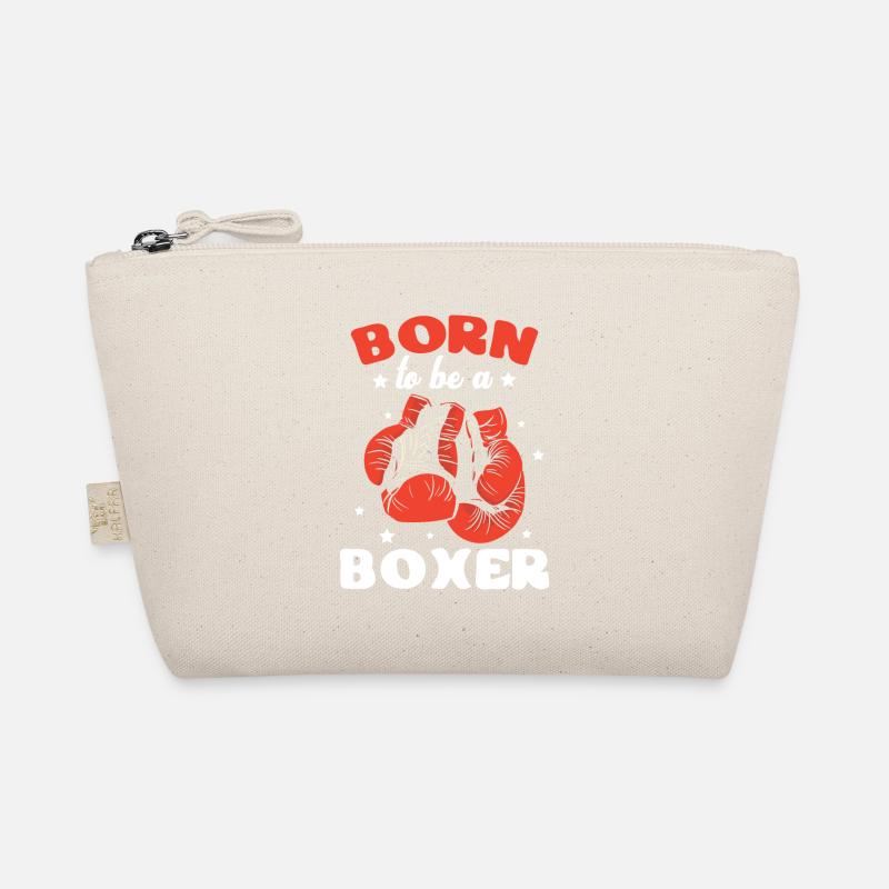 Born To Be A Boxer Sparring Training Gloves Organic Pouch