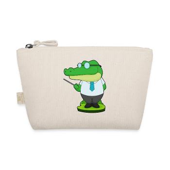 École du professeur de crocodile pointant des bâtons - Trousse biologique - nature - Devant
