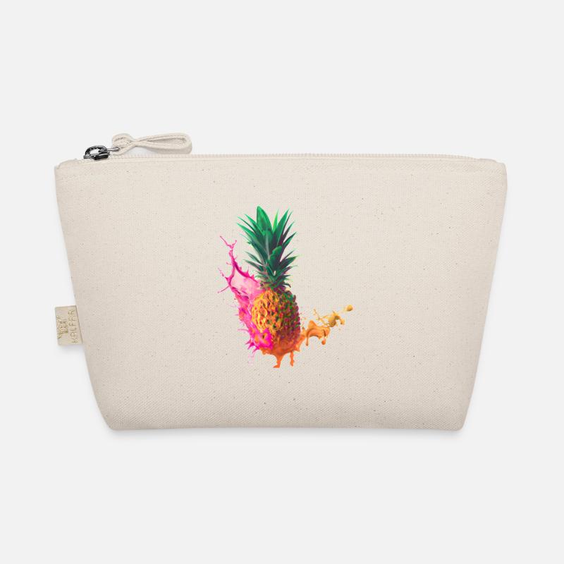 Colorful pineapple Organic Pouch