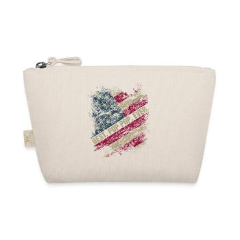 Best Pop-Pop Grandfather American Flag Great For - Organic Pouch - nature - Front