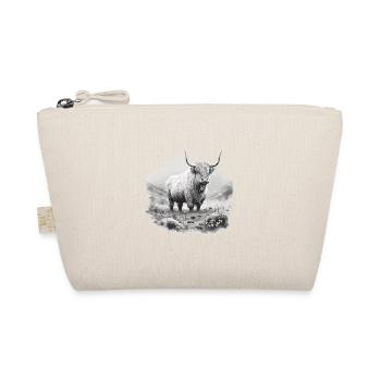 Highland cow - Organic Pouch - nature - Front