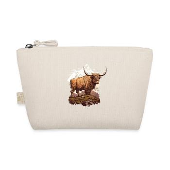 Highland cow - Organic Pouch - nature - Front