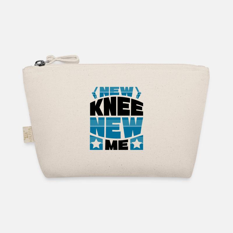 New Knee new me - Bio-Täschchen - Natur
