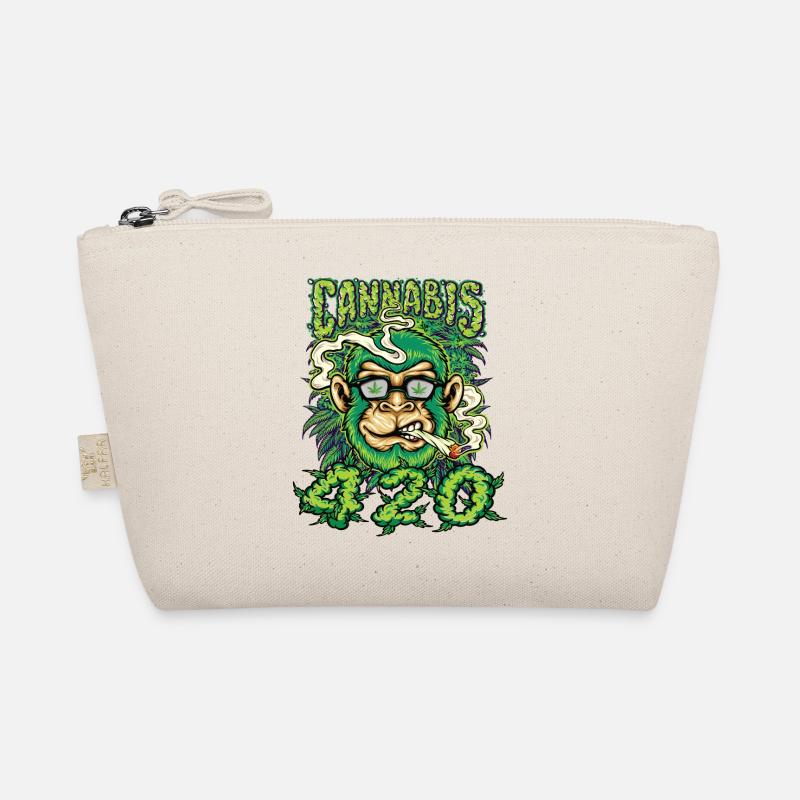 MARIHUANA 420 CANNABIS WEED HANF SMOKER DESIGN Bio-Täschchen