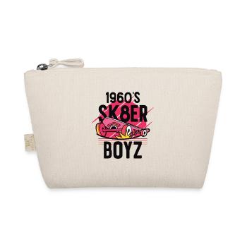 Skateboard Retro 60s Board Wheels Surf - Trousse biologique - nature - Devant