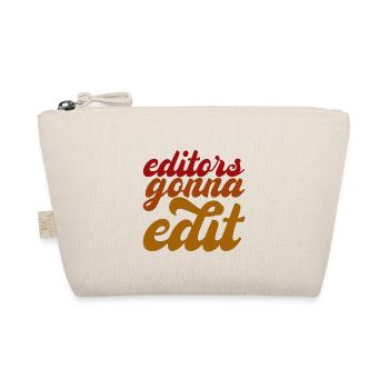 Editors going to Edit - Organic Pouch - nature - Front