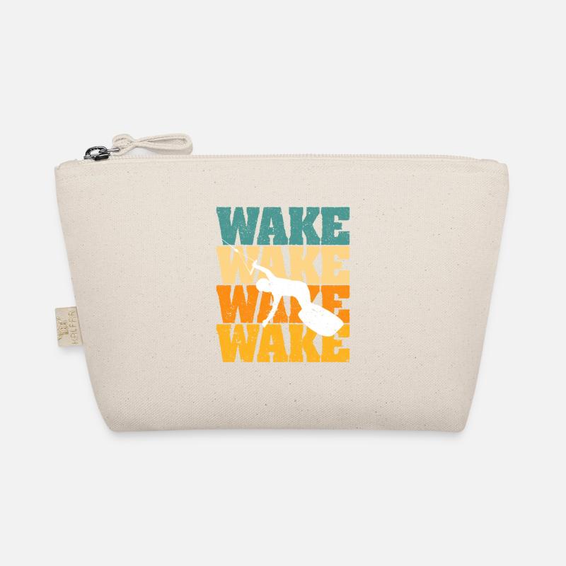 Retro Wakeboard Vintage Wake Boarding Wassersport Bio-Täschchen