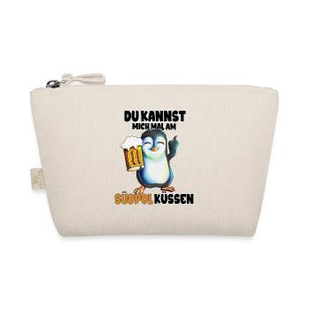 Kannst mich mal am Südpol küssen Pinguine - Bio-Täschchen - Natur - Vorne