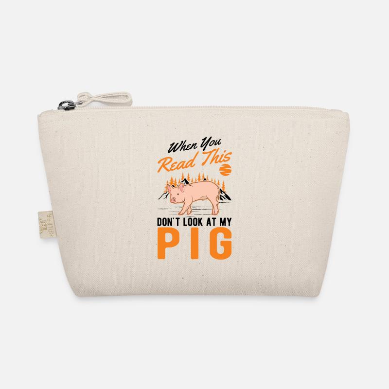 Pig Gift Farmer Pig Organic Pouch