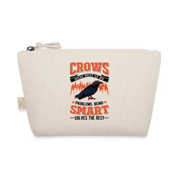 Crow Raven Crow Crow Husbandry Crow Breeder - Organic Pouch - nature - Front