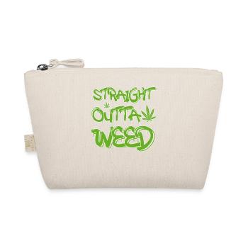 MARIHUANA SMOKE 420 CANNABIS WEED HANF DESIGN - Bio-Täschchen - Natur - Vorne
