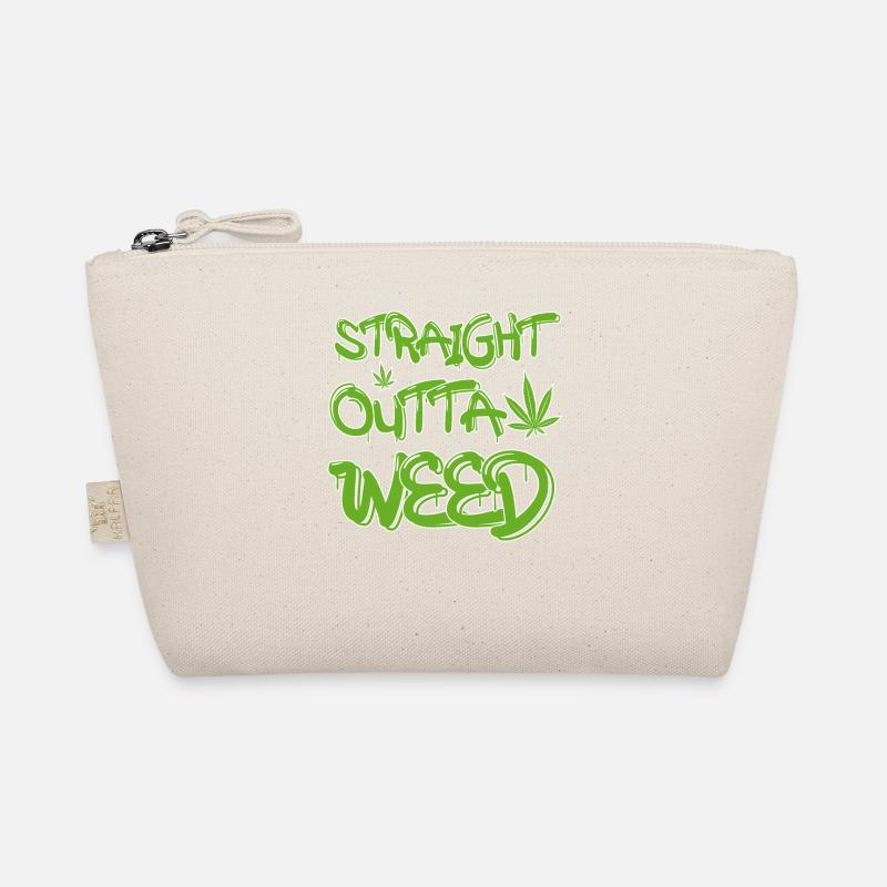 MARIHUANA SMOKE 420 CANNABIS WEED HANF DESIGN Bio-Täschchen