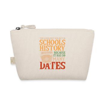 School History Because It Has So Many Dates - Bio-Täschchen - Natur - Vorne