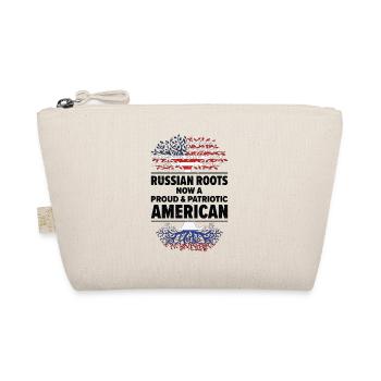Geboren Russisch Russland Amerikanisch USA - Bio-Täschchen - Natur - Vorne