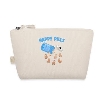 Happy Pills Farm Tier Lustige Alpaka Liebhaber Humor - Bio-Täschchen - Natur - Vorne