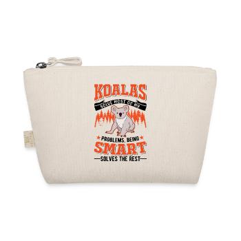 Koala Gift Koala Bear - Organic Pouch - nature - Front