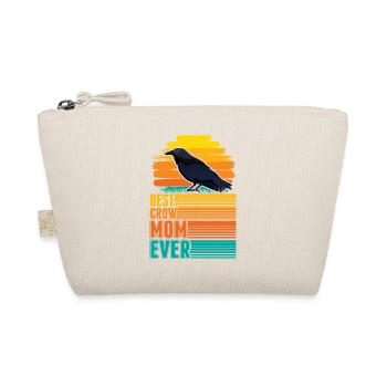 Best Crow Mom Ever Krähen Mama - Organic Pouch - nature - Front