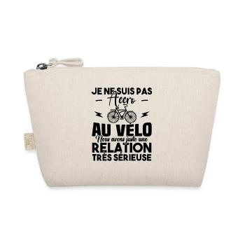 Je ne suis pas accro au vélo - Trousse biologique - nature - Devant