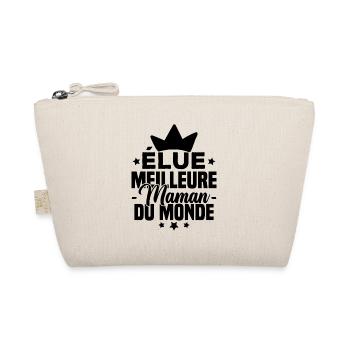 Élue meilleure maman du monde - Trousse biologique - nature - Devant