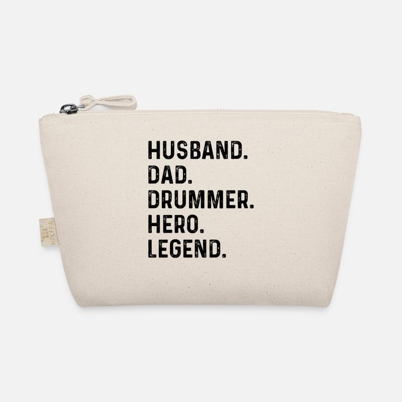 Husband Dad Drummer Hero Legend - Drummer Dad Drum Bio-Täschchen