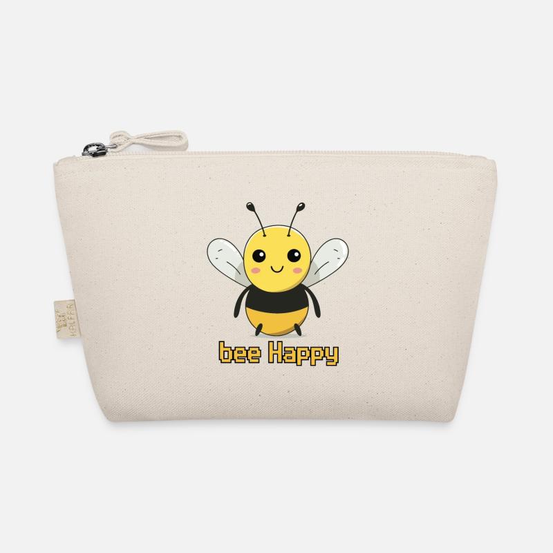 bee Happy - Organic Pouch - nature
