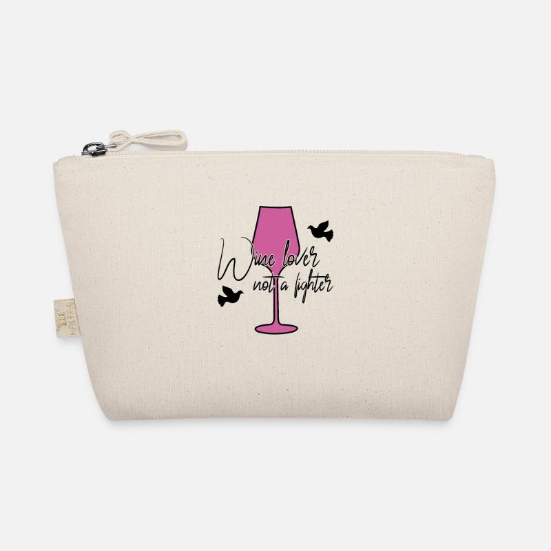 Wine Peace Saying Organic Pouch