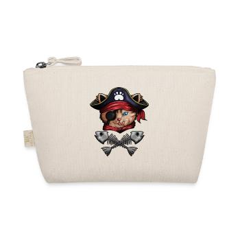 Pirate Chat Pirate Costume Chat Squelette Poisson - Trousse biologique - nature - Devant